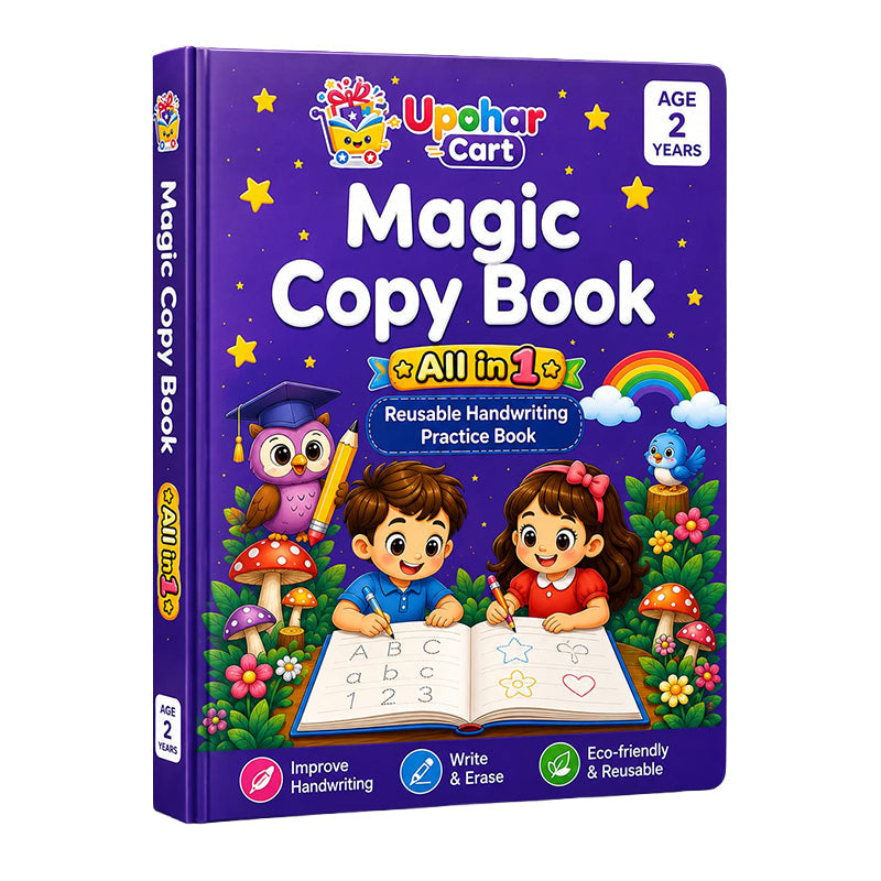 Kids Educational Book & Writing Tablet Combo