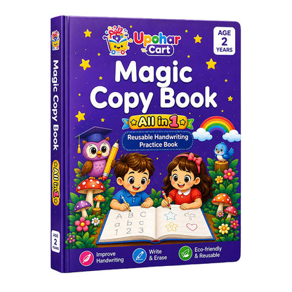 Kids Educational Book & Writing Tablet Combo